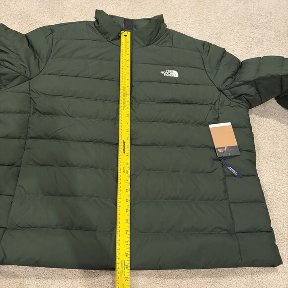 NEW NORTH FACE Big Aconcagua 3 Puffer Jacket 600 Fill Men 3X Green Outerwear - Picture 6 of 12